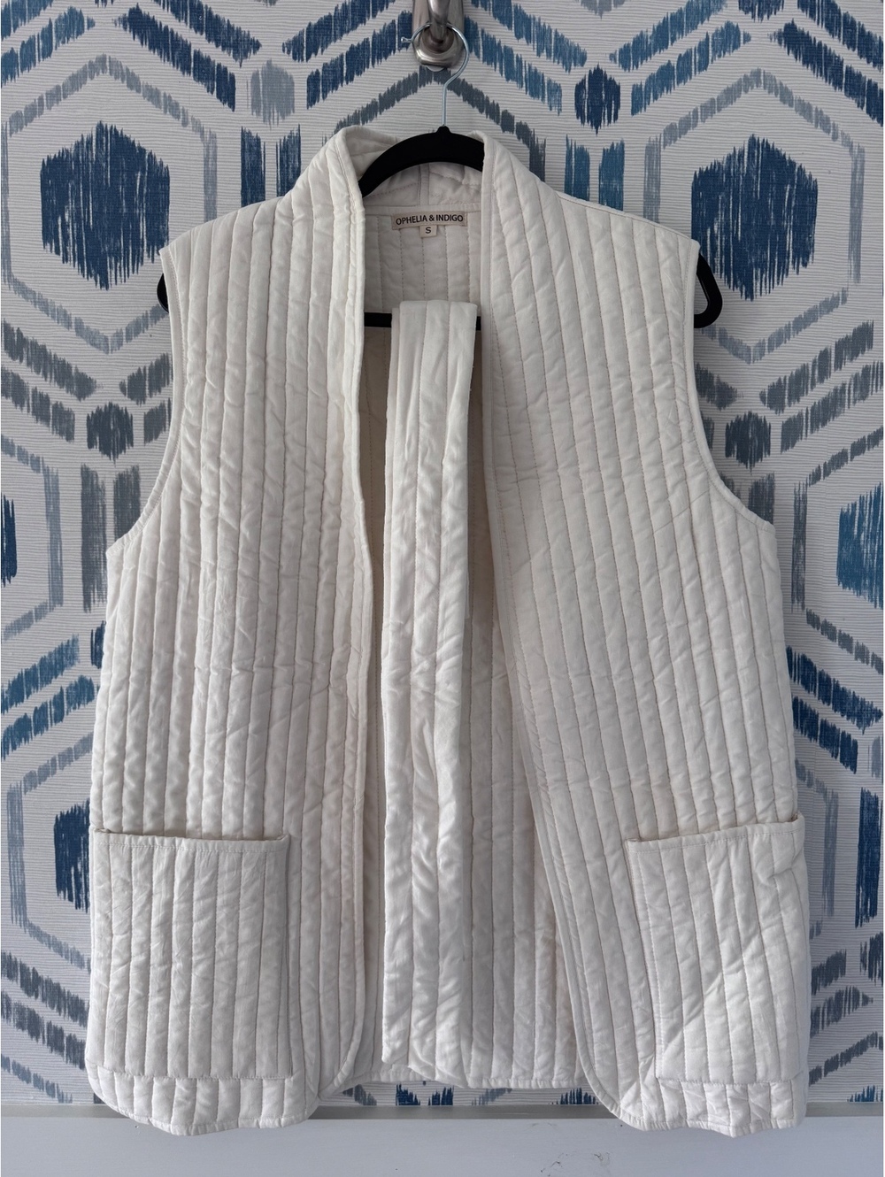 Ophelia & Indigo Quilted Vest